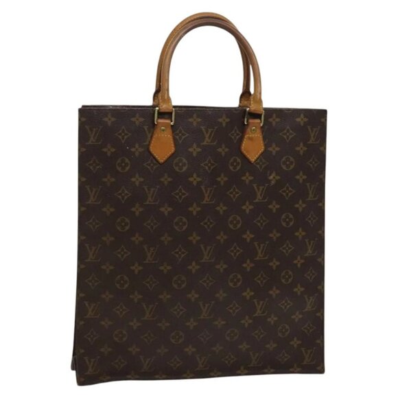 LOUIS VUITTON Monogram Sac Plat Hand Bag M51140 LV Auth - Picture 11 of 14